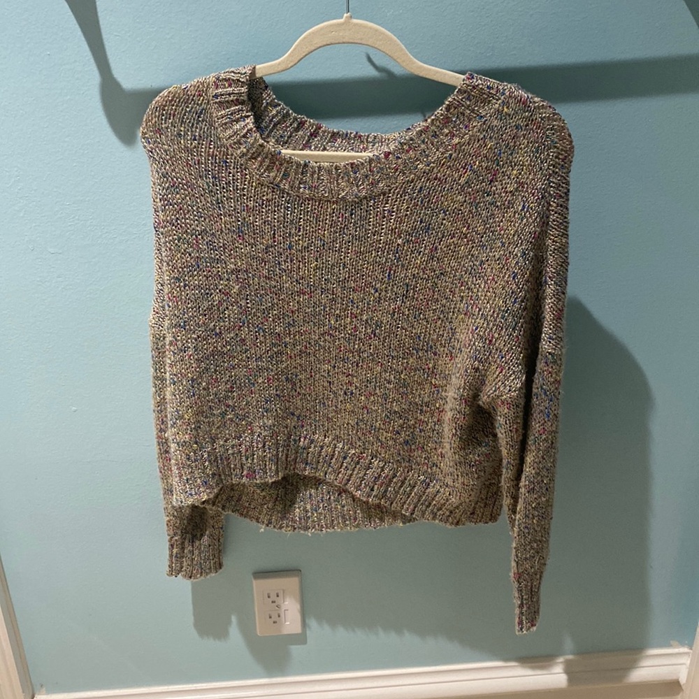 Thin multicolored sweater